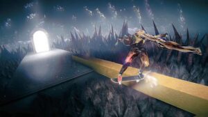 Devolver Digital’s Surreal Skateboarding Epic, Skate Story, Confirms December 8th Release Date